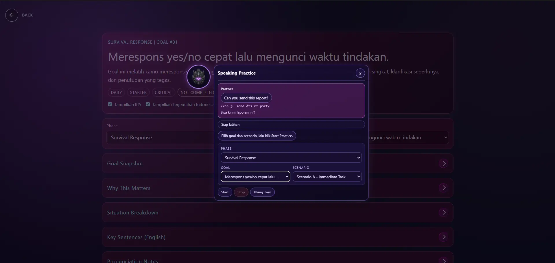 Preview modul speaking GEUWAT